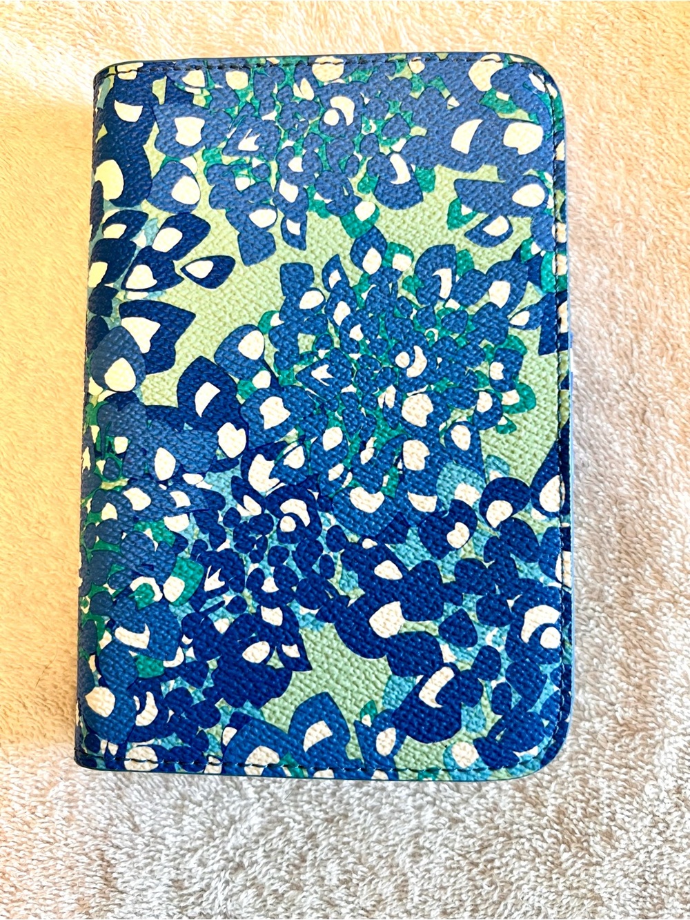 Vera Bradley Blue Green White Floral Notebook/Journal